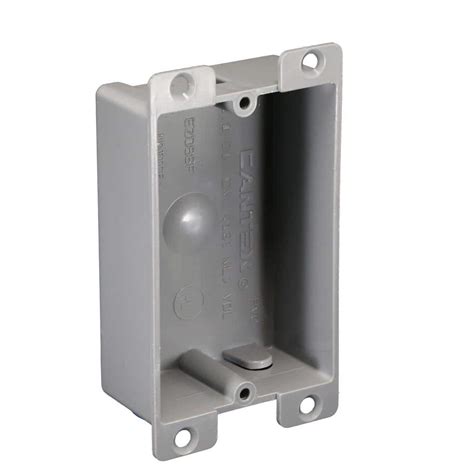 shallow electrical box for light fixture|shallow duplex outlet box.